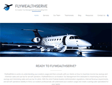 Tablet Screenshot of flywealthserve.com